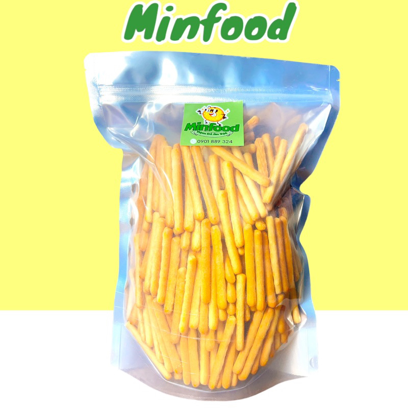 Bánh Quy Đũa Bơ Sữa Bánh Quy Que Minfood Đồ Ăn Vặt 500G
