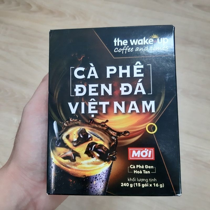 Cà Phê Đen Đá Việt Nam Cao Cấp (15gói x 16gram) DATE MỚI