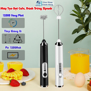 Máy Đánh Trứng, Tạo Bọt Cafe, Đánh Sữa Mini Cầm Tay Pin Sạc 3 Chế Độ Cao Cấp ( Chính Hãng )