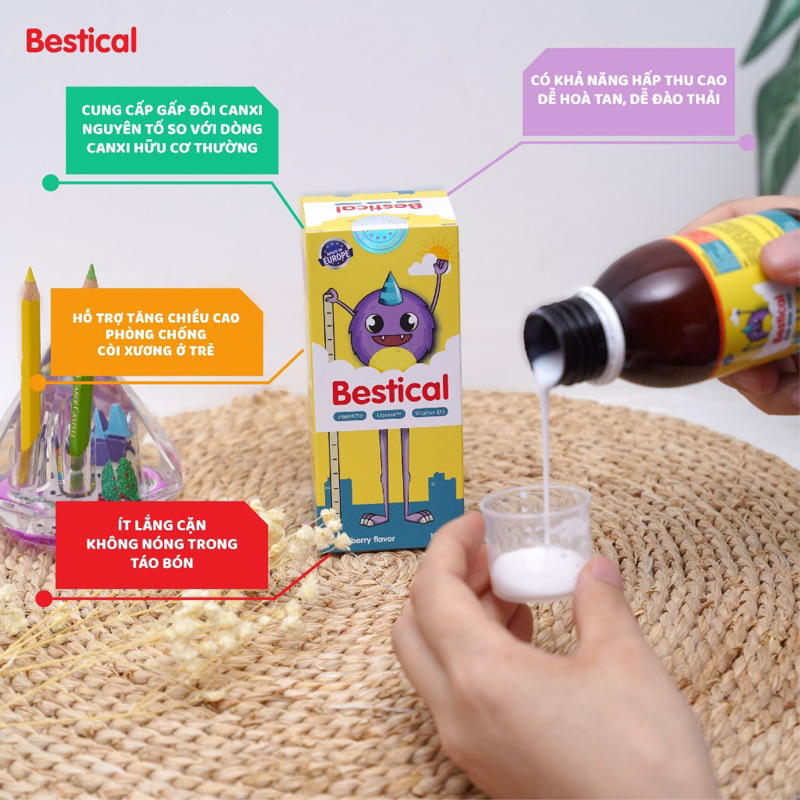 Bestical - Canxi Sinh Học Cho Bé 120ml