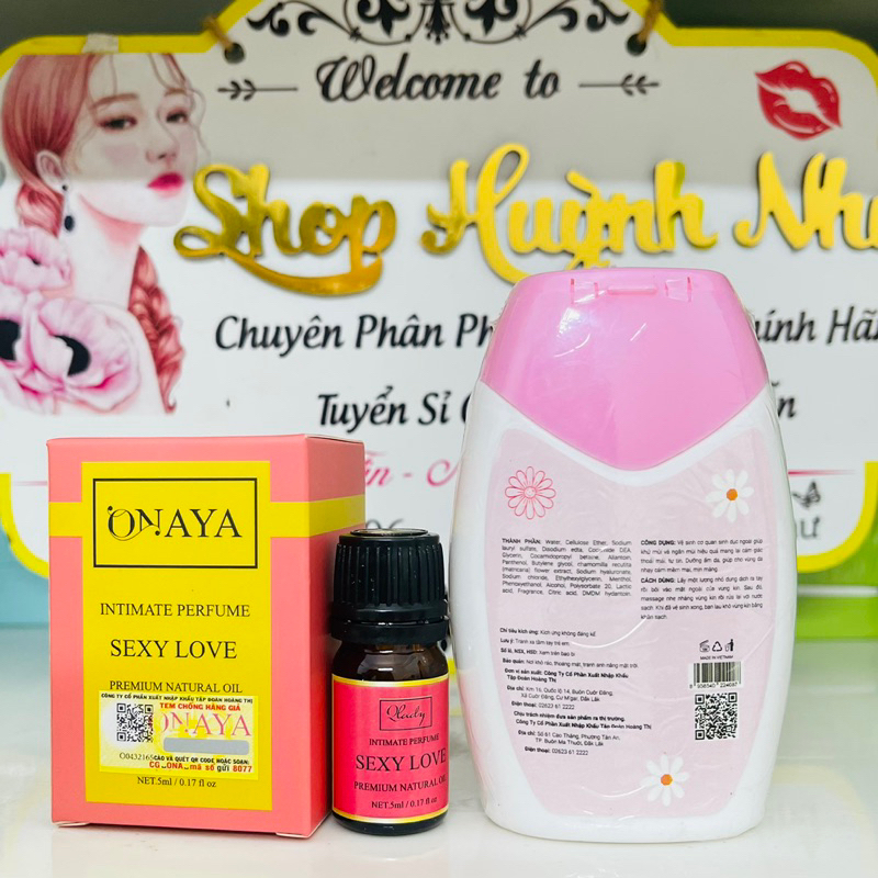 Dung dịch vệ sinh phụ nữ cúc la mã Onaya tặng kèm nước hoa vk giao màu ngẫu nhiên