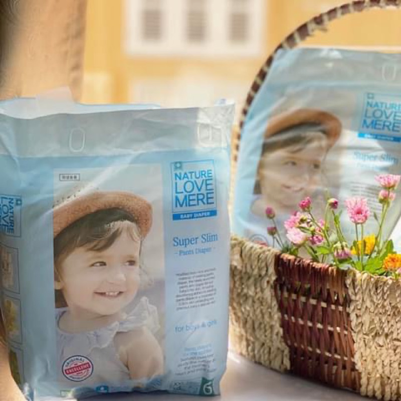 Bỉm dán/quần NATURE LOVE MERE Super Slim/Long Night Hàn Quốc S26/M24/L22/XL20/XXL18