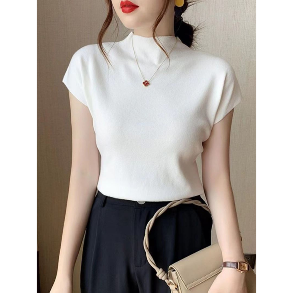 Áo Len Tăm Nữ Tay Hến Ôm Body phong cách Hàn Quốc, Chất Len mềm mịn giữ ấm cơ thể, Nhiều màu dễ phối đồ
