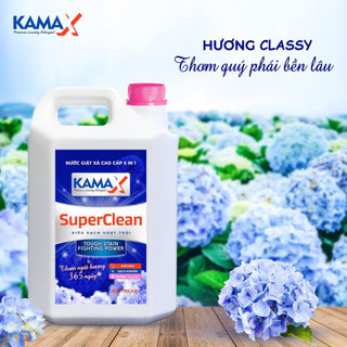 Nước giặt xả cao cấp kamax hương classy 5in1 loại 05l