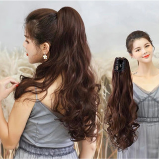 Tóc giả nữ đẹp ngoặm xoăn dợn dài 55cm , đi chơi đi tiệc thoải mái gọn gàng