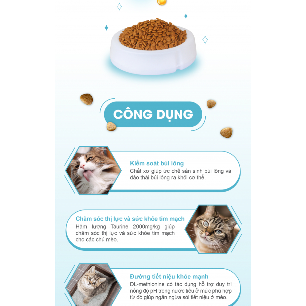 Hạt mèo Catsrang All Life Stage Thức ăn cho mèo mọi lứa tuổi từ 3 tháng tuổi 5kg Petemo Pet Shop