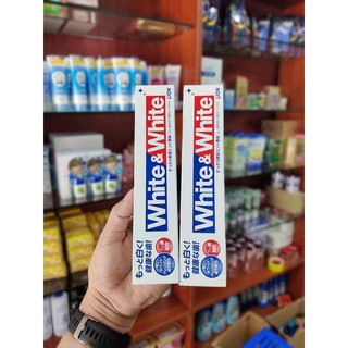 Kem đánh răng trắng răng Nhật Bản White and white 150g