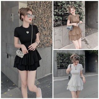 Set đầm kèm quần short bên trong