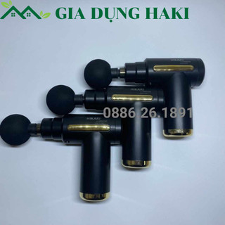 Máy massage cầm tay hikari ,súng massage cầm tay mini massage cổ vai gáy toàn thân 6 cấp độ hikari