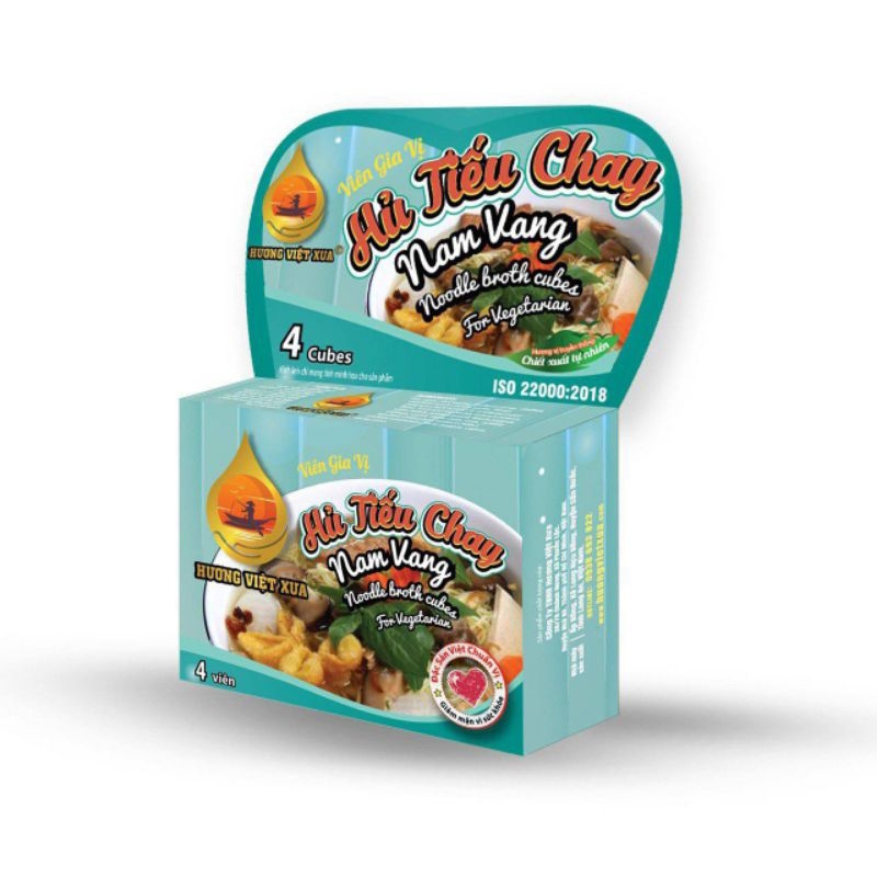 Viên gia vị Hủ Tiếu Chay Hương Việt Xưa 75gram