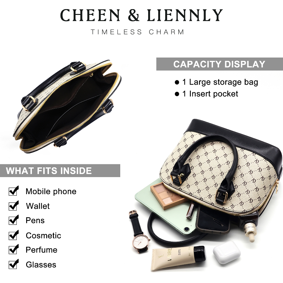 Cheenlisy Tote Bag Túi xách thời trang Túi đeo vai Da thật