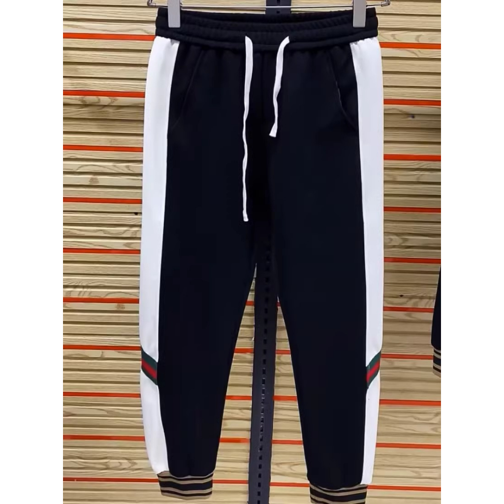 Quần áo thu đông nam, Bộ nỉ nam, Bộ thể thao nam thu đông bộ logo thêu chữ C