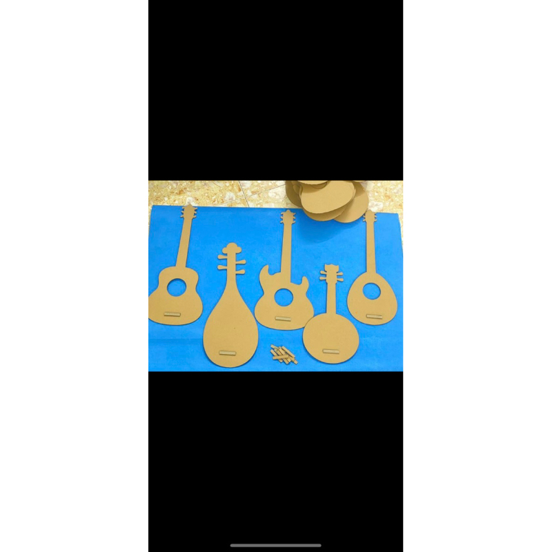 Bộ đàn bằng bìa catton 1 lớp