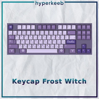 Keycap cmk frost witch | 141 nút - nhựa pbt dày 1,5mm - in dye-sub | profile cherry | hyperkeeb