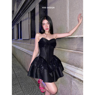 Đầm Cúp Ngực Thiết Kế Corset Dáng Xoè Bồng Bềnh - HOO DESIGN