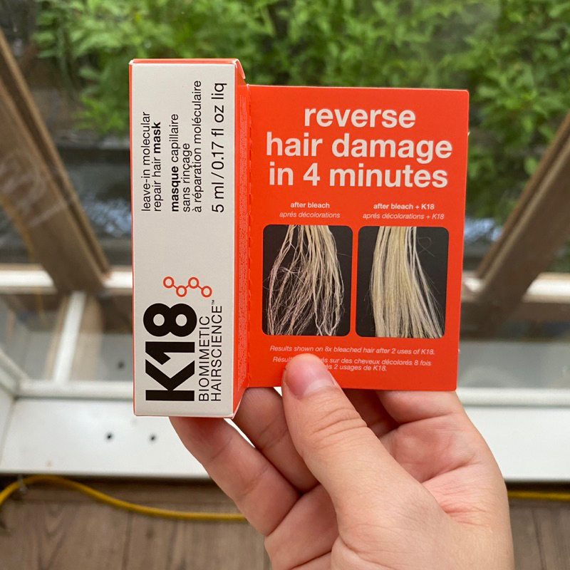 K18 biomimetic hairscience mặt nạ trám lại liên kết tóc đứt gãy