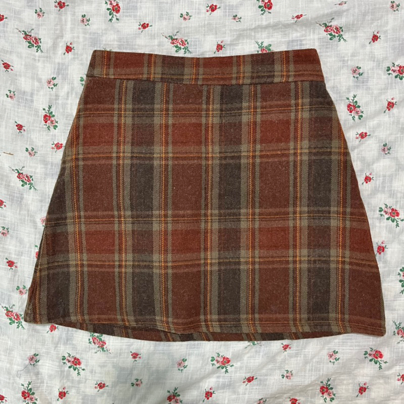 Chân váy caro y2k 2hand.