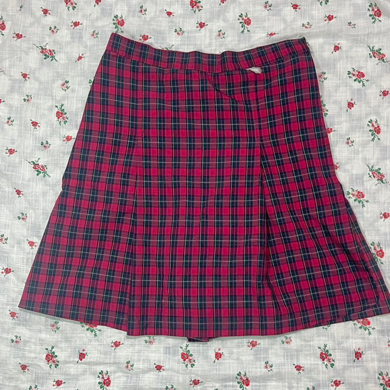 Chân váy caro y2k 2hand.