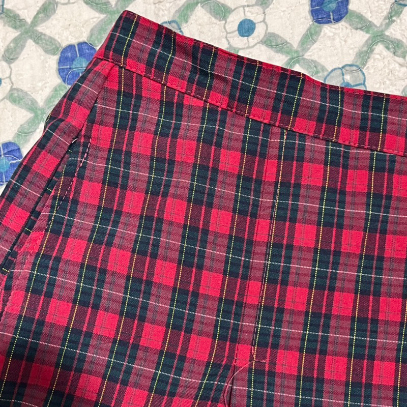 Chân váy caro y2k 2hand.