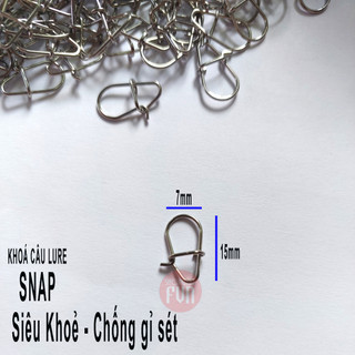 Combo 10 Khoá link Snap, khoá câu lure siêu khoẻ, chống gỉ