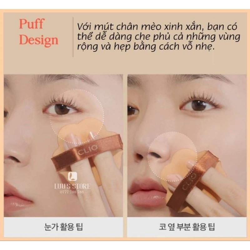Phấn nước Cushion Clio Cat Kill cover The New Fouwear