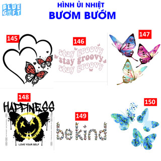 Hình ủi, hình ép nhiệt Bướm 25