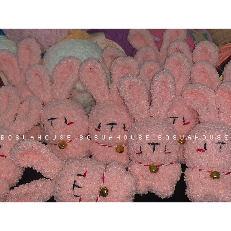 Mí bé thú bông len handmade mini