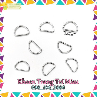 Set 10 chiếc Khoen chữ D cho túi xách, móc khóa