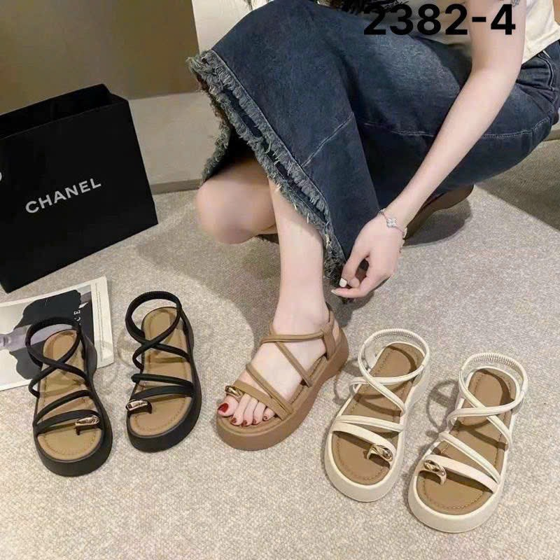Combo sỉ 10 đôi dép bánh mì sandan xỏ ngón cao cấp đế 5cm cho các sỉ giá cực tốt