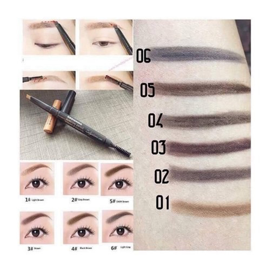 Chì kẻ mày TFS Designing Eyebrow Pencil The Face Shop 2 đầu- Chì kẻ mày 2 đầu The Face Shop Designing Eyebrow Pencil