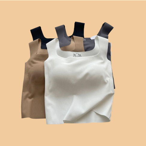 [CHÍNH HÃNG] Áo ba lỗ Sát Nách Form Rộng màu trơn không đường may giữ phom đẹp Thời Trang Mùa Hè Cho Nữ NTH_00A2 | BigBuy360 - bigbuy360.vn