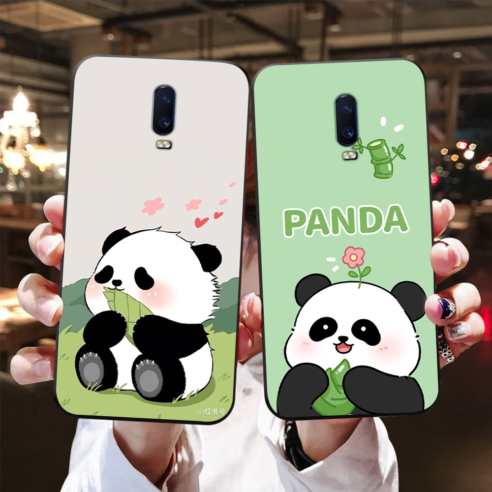 Ốp lưng oppo r17 in hình gấu trúc cute dễ thương