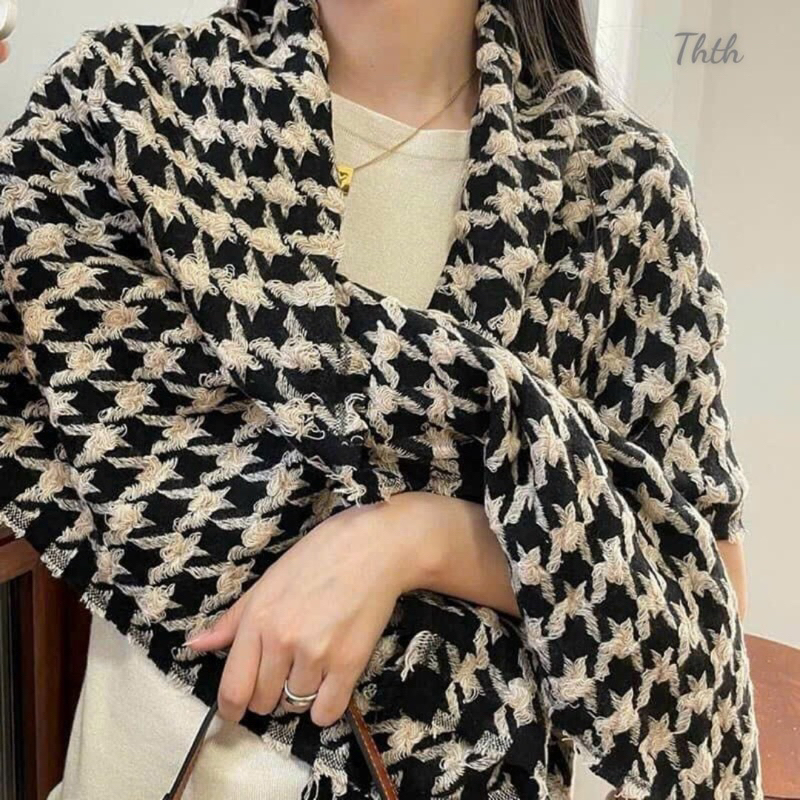 Khăn dạ khổ to siêu mềm mịn