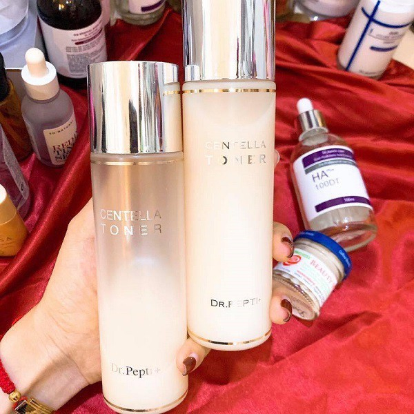 Nước Hoa Hồng Se Khít Lỗ Chân Lông, Phục Hồi Tế Bào Da Dr.Pepti Centella Toner 180ml