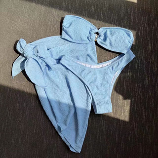 [Hàng Sẵn - Hoả tốc ] Set Bikini 3 món kèm khăn choàng eo