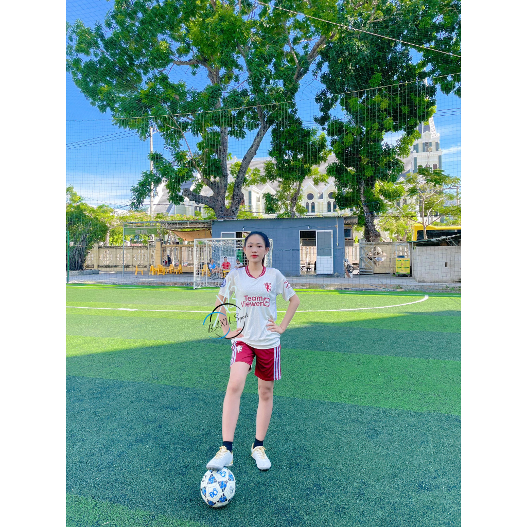 ÁO BÓNG ĐÁ CLB MANU KEM MỚI 2024 - BỘ QUẦN ÁO BÓNG ĐÁ CLB MU KEM MẪU THẬT #Baxusport