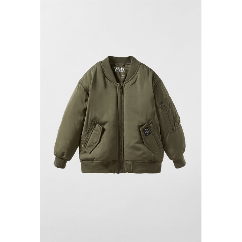 Áo Bomber Bé Trai Khoá ZIP Chống Nước ZR