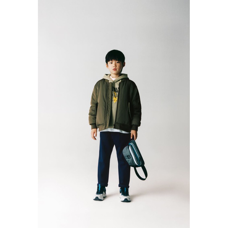 Áo Bomber Bé Trai Khoá ZIP Chống Nước ZR