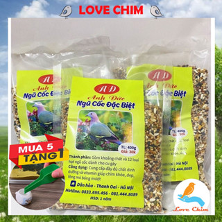 Ngũ cốc cho chim Cu Gáy, Vẹt, Yến Phụng đặc biệt Anh Đức ...,Thức ăn cho chim Yến Phụng, chim Vẹt, chim Cu Gáy LOVECHIM