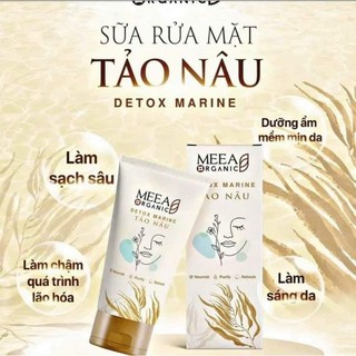 Sữa rửa mặt tảo nâu detox marine meea