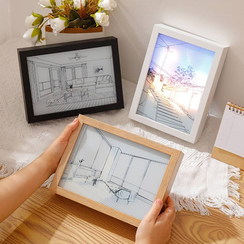 TRANH ĐÈN LED PHONG CẢNH 3D 3 CHẾ ĐỘ MÀU TRANG TRÍ DECOR PHÒNG NGỦ PHÒNG VÀ LÀM QUÀ TẶNG ĐỘC ĐÁO