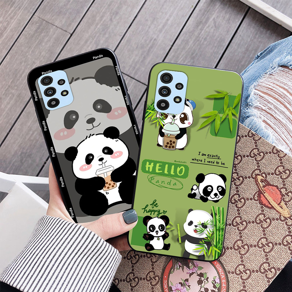 Ốp lưng Samsung a33 5G / ss a53 5G / ss a73 5G / ss a13 4G / ss a23 4G in hình gấu trúc cute dễ thương