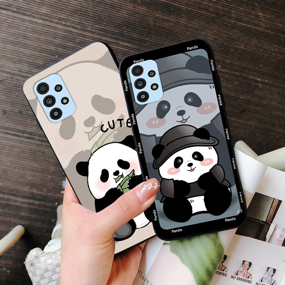 Ốp lưng Samsung a33 5G / ss a53 5G / ss a73 5G / ss a13 4G / ss a23 4G in hình gấu trúc cute dễ thương