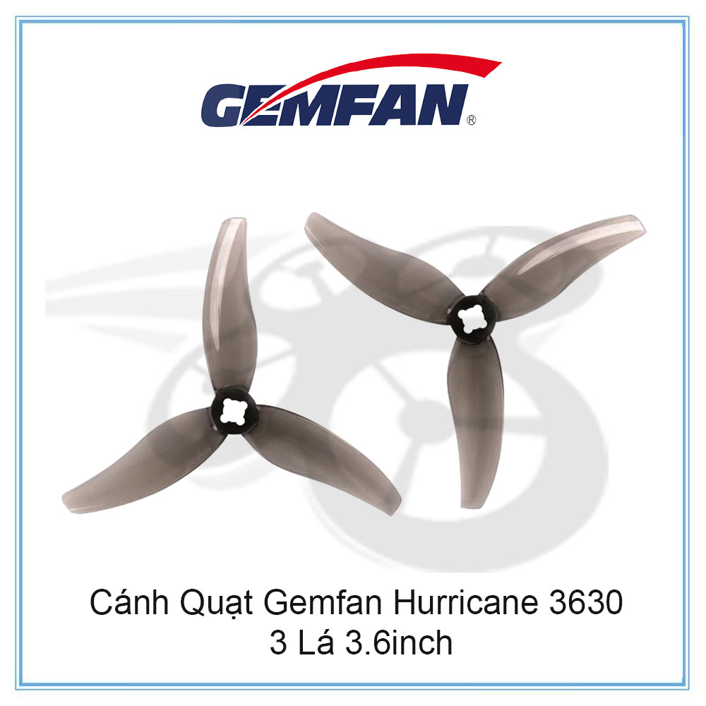 Cánh Quạt Gemfan Hurricane 3630 3 Lá 3.6inch