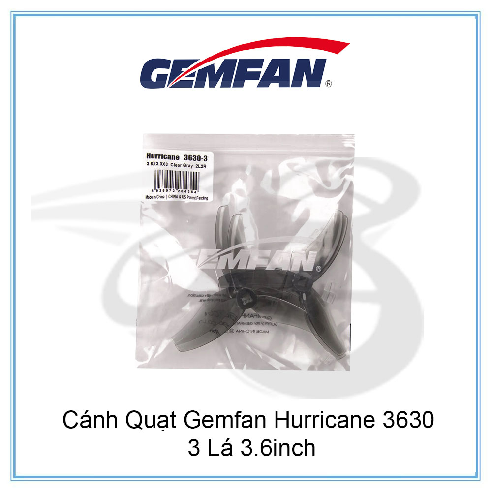 Cánh Quạt Gemfan Hurricane 3630 3 Lá 3.6inch
