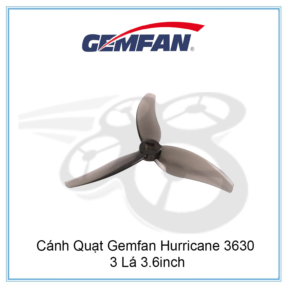 Cánh Quạt Gemfan Hurricane 3630 3 Lá 3.6inch
