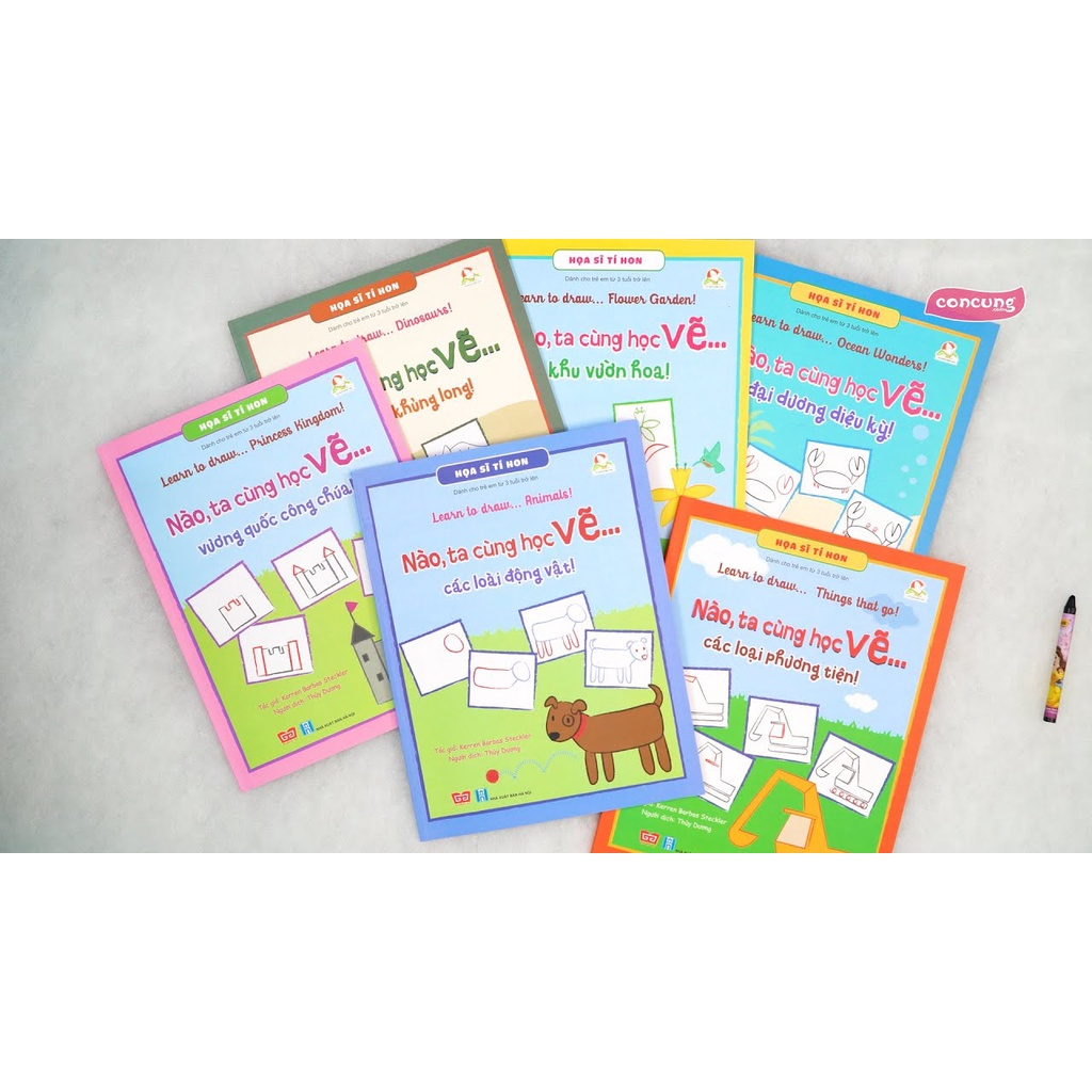 Sách - Họa sĩ tí hon - Nào, ta cùng học vẽ…