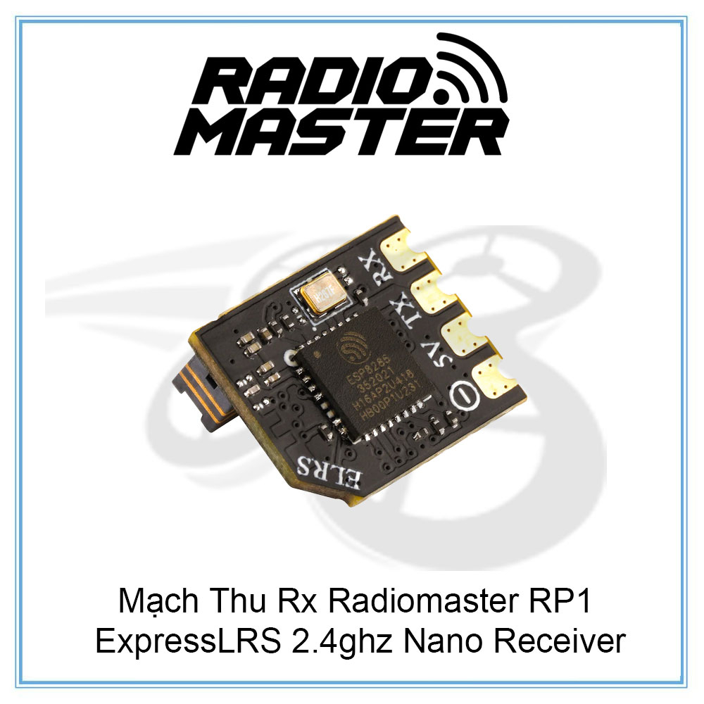 Mạch Thu Rx Radiomaster RP2 ExpressLRS 2.4ghz Nano Receiver