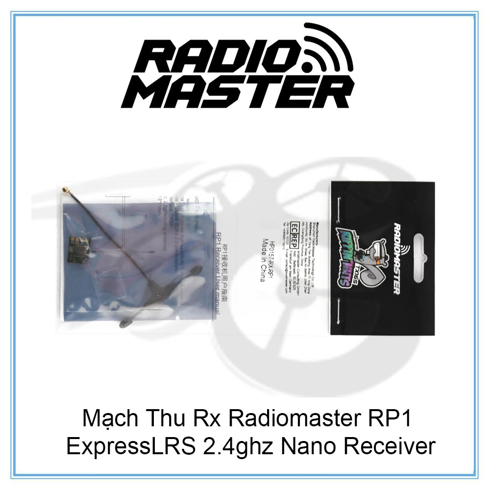 Mạch Thu Rx Radiomaster RP1 ExpressLRS 2.4ghz Nano Receiver