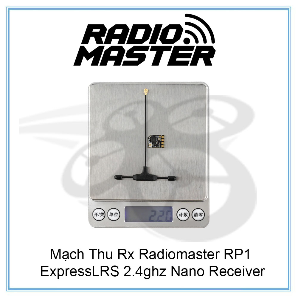 Mạch Thu Rx Radiomaster RP1 ExpressLRS 2.4ghz Nano Receiver